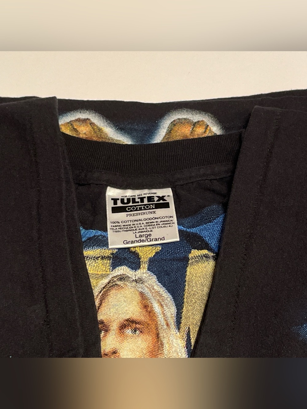 NIRVANA AOP DOUBLE SIDED KURT COBAIN T SHIRT (LARGE) - Picture 6 of 6